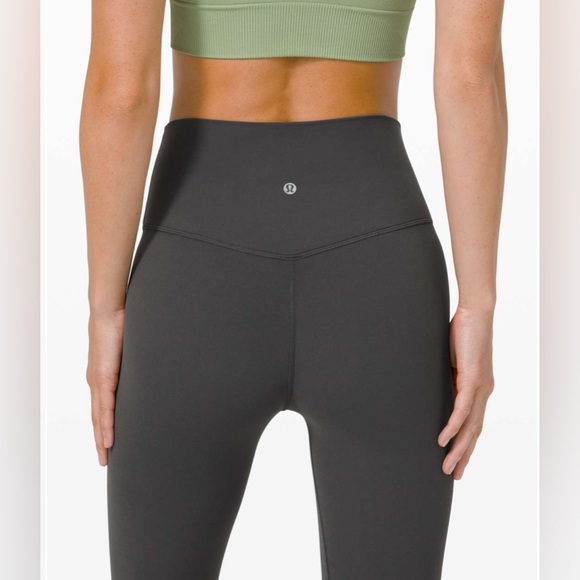 134. Lululemon Align High Rise Crop 17" in Graphite Grey - Picture 4 of 11